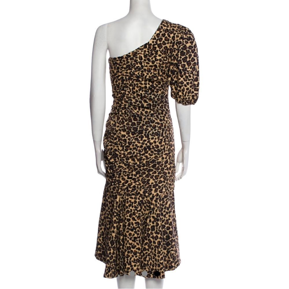 Jonathan Simkhai Leopard Print One Shoulder Dress - Picture 9 of 10